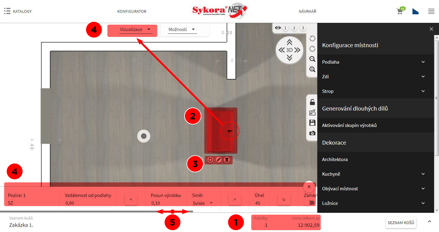 Práce s produkty Práce s produkty